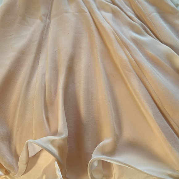 Vintage Niteline Blush Pink Fit & Flare Strapless Silk Mini Cocktail Dress Siz 2 - Picture 17 of 17